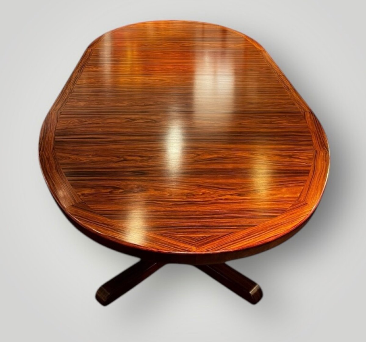 Grande Table à Dîner, De Conférence Ou Même Bureau.travail Scandinave Circa 1960/1970-photo-1